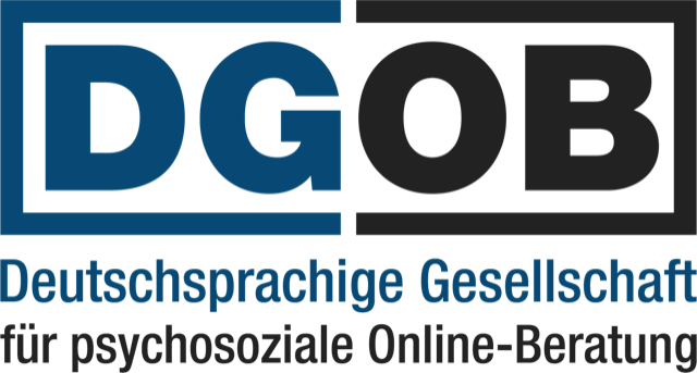 Logo: DGOB, Deutschsprachige Gesellschaft für psychosoziale Online-Beratung